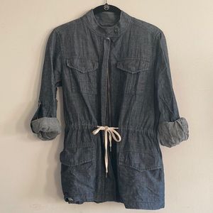 Club Monaco zip up utility jacket